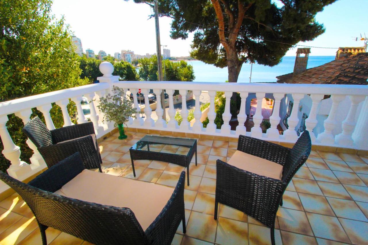 Great Villa, Sea Views, 20 Secs Walk To The Beach, Bbq, 9 People, 5 Mins Car From Alicante City Center, Sailing Club 3 Mins Walk Екстер'єр фото